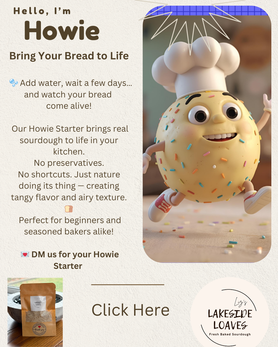 Howie – Dehydrated Sourdough Starter