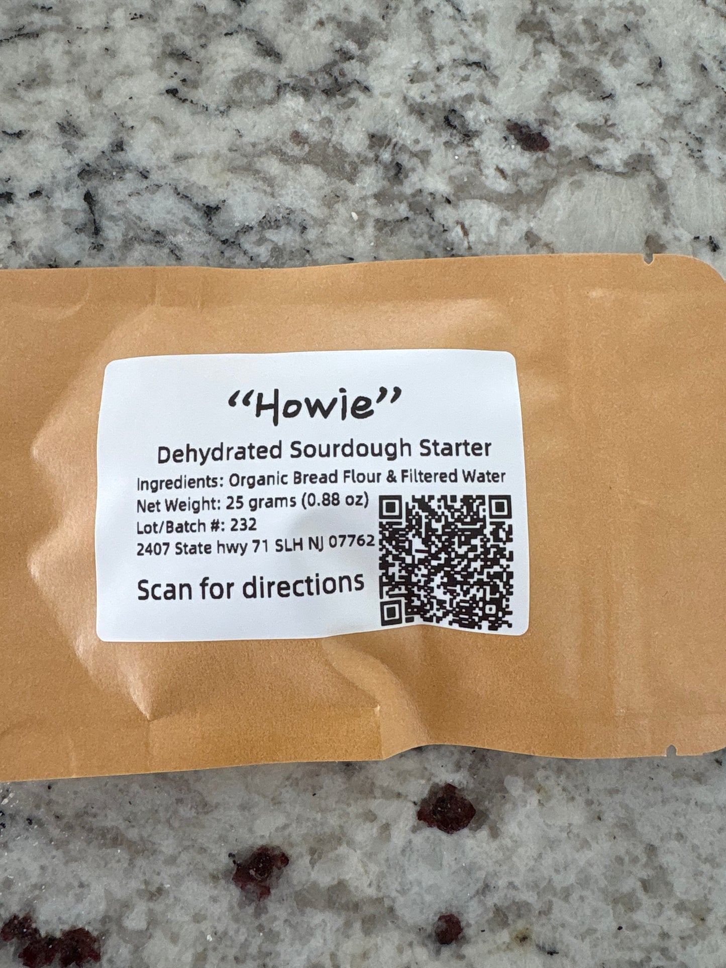 Howie – Dehydrated Sourdough Starter